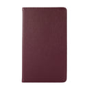 For Samsung Galaxy A7 Lite T220 360 Degree Rotation Litchi Texture Flip Leather Case with Holder(Purple)