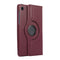 For Samsung Galaxy A7 Lite T220 360 Degree Rotation Litchi Texture Flip Leather Case with Holder(Purple)