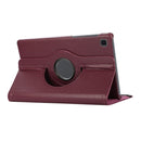 For Samsung Galaxy A7 Lite T220 360 Degree Rotation Litchi Texture Flip Leather Case with Holder(Purple)