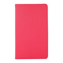 For Samsung Galaxy A7 Lite T220 360 Degree Rotation Litchi Texture Flip Leather Case with Holder(Rose Red)