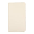 For Samsung Galaxy A7 Lite T220 360 Degree Rotation Litchi Texture Flip Leather Case with Holder(White)