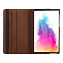 For Samsung Galaxy A7 Lite T220 360 Degree Rotation Litchi Texture Flip Leather Case with Holder(Black)
