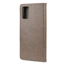For Xiaomi Redmi Note 10 5G Butterfly Flower Pattern Horizontal Flip Leather Case with Holder & Card Slots & Wallet(Grey)