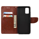 For Xiaomi Redmi Note 10 5G Butterfly Flower Pattern Horizontal Flip Leather Case with Holder & Card Slots & Wallet(Brown)