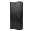 For Xiaomi Redmi Note 10 5G Butterfly Flower Pattern Horizontal Flip Leather Case with Holder & Card Slots & Wallet(Black)