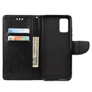 For Xiaomi Redmi Note 10 5G Butterfly Flower Pattern Horizontal Flip Leather Case with Holder & Card Slots & Wallet(Black)
