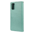 For Xiaomi Redmi Note 10 5G Butterfly Flower Pattern Horizontal Flip Leather Case with Holder & Card Slots & Wallet(Green)