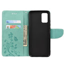 For Xiaomi Redmi Note 10 5G Butterfly Flower Pattern Horizontal Flip Leather Case with Holder & Card Slots & Wallet(Green)