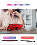 For Motorola Moto G10 / G30 Shockproof TPU + PC Protective Case with 360 Degree Rotating Holder(Red)