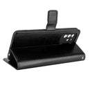 For OPPO A94 5G / Reno5 Z 5G / F19 Pro+ 5G Crazy Horse Texture Horizontal Flip Leather Case with Holder & Card Slots & Lanyard(Black)