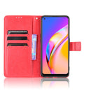 For OPPO A94 5G / Reno5 Z 5G / F19 Pro+ 5G Crazy Horse Texture Horizontal Flip Leather Case with Holder & Card Slots & Lanyard(Red)
