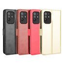 For OPPO A94 5G / Reno5 Z 5G / F19 Pro+ 5G Crazy Horse Texture Horizontal Flip Leather Case with Holder & Card Slots & Lanyard(Red)