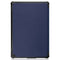 For Amazon Fire HD 10 (2021) Custer Texture Horizontal Flip Leather Case with Three-folding Holder & Sleep / Wake-up Function(Dark Blue)