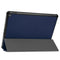 For Amazon Fire HD 10 (2021) Custer Texture Horizontal Flip Leather Case with Three-folding Holder & Sleep / Wake-up Function(Dark Blue)