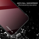For Xiaomi Redmi Note 8 Gradient Color Glass Case(Red)