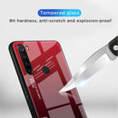 For Xiaomi Redmi Note 8 Gradient Color Glass Case(Green)
