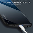 For Xiaomi Redmi Note 8 Gradient Color Glass Case(Blue)