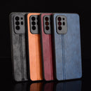 For OPPO A94 5G / F19 Pro+ 5G Shockproof Sewing Cow Skin Texture PC + PU + TPU Case(Red)