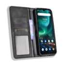 For UMIDIGI Bison GT Magnetic Buckle Retro Crazy Horse Texture Horizontal Flip Leather Case with Holder & Card Slots & Photo Frame(Black)