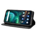For UMIDIGI Bison GT Magnetic Buckle Retro Crazy Horse Texture Horizontal Flip Leather Case with Holder & Card Slots & Photo Frame(Black)