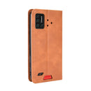For UMIDIGI Bison GT Magnetic Buckle Retro Crazy Horse Texture Horizontal Flip Leather Case with Holder & Card Slots & Photo Frame(Brown)