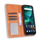 For UMIDIGI Bison GT Magnetic Buckle Retro Crazy Horse Texture Horizontal Flip Leather Case with Holder & Card Slots & Photo Frame(Brown)