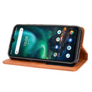 For UMIDIGI Bison GT Magnetic Buckle Retro Crazy Horse Texture Horizontal Flip Leather Case with Holder & Card Slots & Photo Frame(Brown)