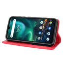 For UMIDIGI Bison GT Magnetic Buckle Retro Crazy Horse Texture Horizontal Flip Leather Case with Holder & Card Slots & Photo Frame(Red)