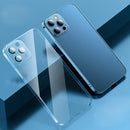 Anti-fingerprint Frosted Electroplating Protective Case with Camera Film For iPhone 11 Pro(Transparent)