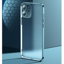 Anti-fingerprint Frosted Electroplating Protective Case with Camera Film For iPhone 11 Pro(Transparent)