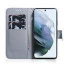For Samsung Galaxy S21 FE Coloured Drawing Horizontal Flip Leather Case, with Holder & Card Slots & Wallet(Lion)