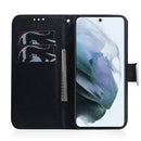 For Samsung Galaxy S21 FE Coloured Drawing Horizontal Flip Leather Case, with Holder & Card Slots & Wallet(Panda)