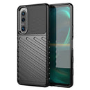 For Sony Xperia 5 III Thunderbolt Shockproof TPU Protective Soft Case(Black)