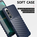 For Sony Xperia 5 III Thunderbolt Shockproof TPU Protective Soft Case(Blue)