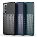 For Sony Xperia 5 III Thunderbolt Shockproof TPU Protective Soft Case(Green)