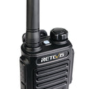 RETEVIS RT47 PMR446 16CHS IP67 Waterproof FRS Two Way Radio Handheld Walkie Talkie, EU Plug(Black)