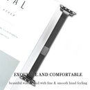Milan Bracelet Stainless Steel Watch Band For Apple Watch Series 7 41mm / 6 & SE & 5 & 4 40mm / 3 & 2 & 1 38mm(Black)