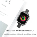 Milan Bracelet Stainless Steel Watch Band For Apple Watch Series 7 41mm / 6 & SE & 5 & 4 40mm / 3 & 2 & 1 38mm(Black)