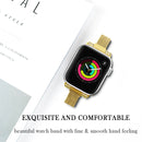 Milan Bracelet Stainless Steel Watch Band For Apple Watch Series 7 41mm / 6 & SE & 5 & 4 40mm / 3 & 2 & 1 38mm(Gold)