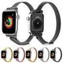 Milan Bracelet Stainless Steel Watch Band For Apple Watch Series 7 41mm / 6 & SE & 5 & 4 40mm / 3 & 2 & 1 38mm(Black)