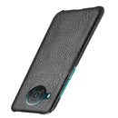 For Nokia X10 / X20 Shockproof Crocodile Texture PC + PU Case(Black)