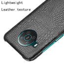 For Nokia X10 / X20 Shockproof Crocodile Texture PC + PU Case(Black)