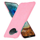 For Nokia X10 / X20 Shockproof Crocodile Texture PC + PU Case(Pink)