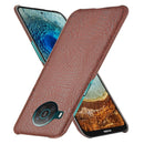 For Nokia X10 / X20 Shockproof Crocodile Texture PC + PU Case(Brown)