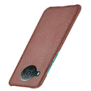 For Nokia X10 / X20 Shockproof Crocodile Texture PC + PU Case(Brown)