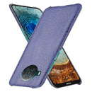 For Nokia X10 / X20 Shockproof Crocodile Texture PC + PU Case(Blue)