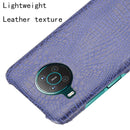 For Nokia X10 / X20 Shockproof Crocodile Texture PC + PU Case(Blue)