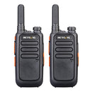 1 Pair RETEVIS RT669 0.5W PMR446 16CHS License-free Two Way Radio Handheld Walkie Talkie, EU Plug(Black)