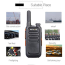 1 Pair RETEVIS RT669 0.5W PMR446 16CHS License-free Two Way Radio Handheld Walkie Talkie, EU Plug(Black)