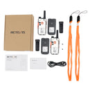 1 Pair RETEVIS RT669 0.5W PMR446 16CHS License-free Two Way Radio Handheld Walkie Talkie, EU Plug(Black)